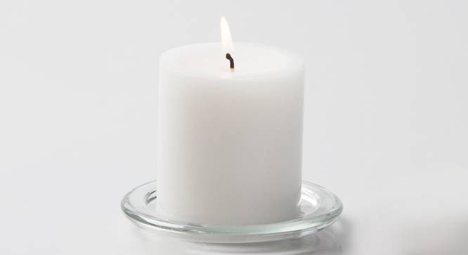 Nova Scented Candles - Set Of 3 (White) by Urban Ladder - Design 1 Side View - 624973