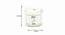 Reuben Scented Candle (White) by Urban Ladder - Design 1 Dimension - 624989
