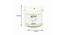 Zev Scented Candle (White) by Urban Ladder - Design 1 Dimension - 624991