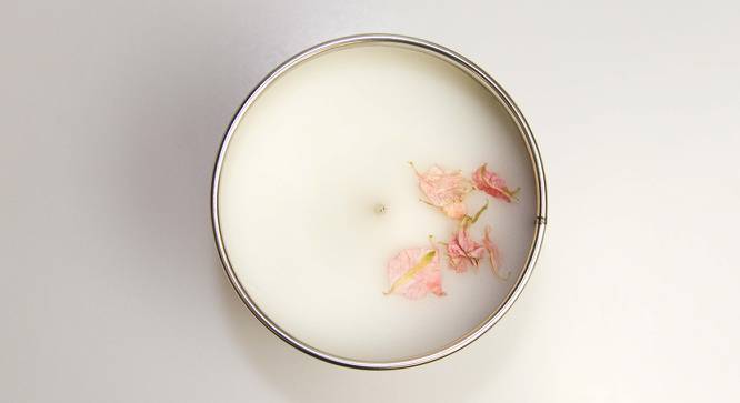 Daisy Scented Candle (White) by Urban Ladder - Design 1 Side View - 625081