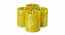 Raelynn Scented Candles - Set Of 3 (Yellow) by Urban Ladder - Front View Design 1 - 625119