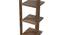 Izzie White Iron & Cloth Shade Floor Lamp with Wooden Base (Brown) by Urban Ladder - Rear View Design 1 - 625153
