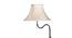 Phil White Iron & Cloth Shade Floor Lamp with Wooden Base (Brown) by Urban Ladder - Rear View Design 1 - 625162