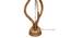 Frost Beige Iron & Cloth Shade Floor Lamp with Wooden Base (Brown) by Urban Ladder - Rear View Design 1 - 625179