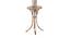 Rick White Iron & Cloth Shade Floor Lamp with Wooden Base (Brown) by Urban Ladder - Ground View Design 1 - 625317