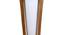 Saffron White Iron & Cloth Shade Floor Lamp with Wooden Base (Brown) by Urban Ladder - Ground View Design 1 - 625339