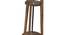 Garnet White Iron & Cloth Shade Floor Lamp with Wooden Base (Brown) by Urban Ladder - Ground View Design 1 - 625345