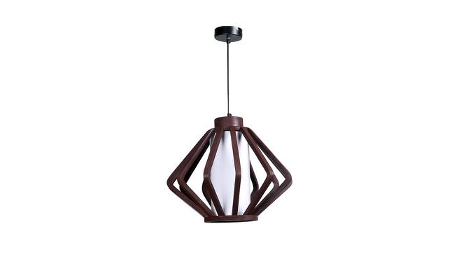 Wisteria Brown Wood Hanging Light (Brown) by Urban Ladder - Design 1 Side View - 625445