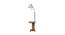 Keoki White Iron & Cloth Shade Floor Lamp with Wooden Base (Brown) by Urban Ladder - Design 1 Side View - 625480