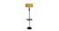 Roseanne Beige Iron & Cloth Shade Floor Lamp with Metal base (Brown) by Urban Ladder - Front View Design 1 - 625506