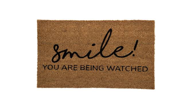 WashingtonBrown  Traditional Plastic 24x14 inches Anti-skid Doormat (Brown, Small Size) by Urban Ladder - Front View Design 1 - 626685