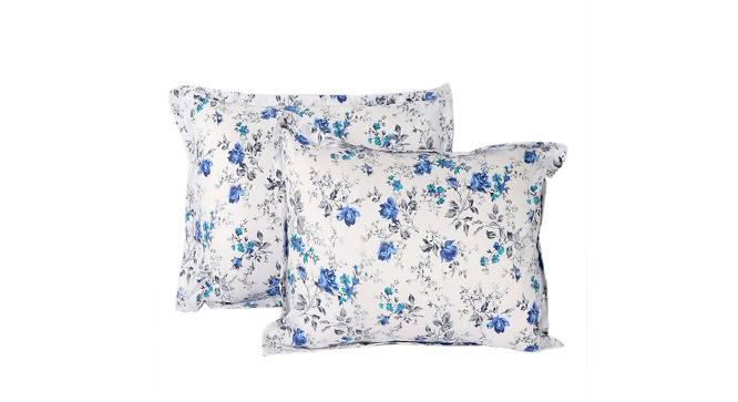 Kristian White Solid Microfiber Pillow Cover Set of - 2 (White) by Urban Ladder - Front View Design 1 - 626798