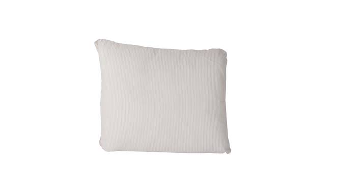 Carl White Solid Microfiber Pillow Cover Set of - 5 (White) by Urban Ladder - Design 1 Side View - 626813