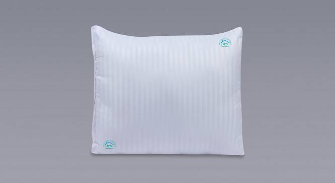 Ocean White Solid Microfiber Pillow Cover (White) by Urban Ladder - Front View Design 1 - 626894