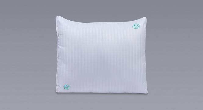 Kiaan White Solid Microfiber Pillow Cover Set of - 3 (White) by Urban Ladder - Design 1 Side View - 626907