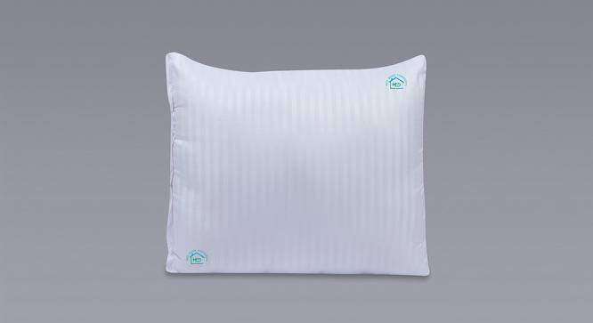 Mylo White Solid Microfiber Pillow Cover Set of - 3 (White) by Urban Ladder - Design 1 Side View - 626917