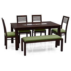 Brighton zella 4 seater upholstered bench dining table set mh ag 00 lp