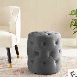expressionist by mohanbir Amanda Pouffe in Midnight Grey Colour-picture-20