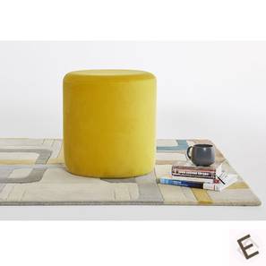 Serie O Pouffe in Daisy Yellow Colour-image-42