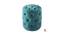 Amanda Pouffe in Peacock Teal Colour (Royal Peacock Teal) by Urban Ladder - Cross View Design 1 - 629773