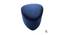 Tri Series Pouffe in Blue Colour (Blue) by Urban Ladder - Design 1 Side View - 629776