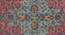 Tia Multicolour Floral Hand Woven Cotton 6x4 Ft Dhurrie (Multicoloured) by Urban Ladder - Design 1 Side View - 629797