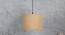 Wallace Yellow Cotton Hanging Light (Yellow) by Urban Ladder - Front View Design 1 - 629833