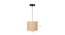 Wallace Yellow Cotton Hanging Light (Yellow) by Urban Ladder - Design 1 Dimension - 629897