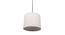 Joyce Flex Cotton Hanging Light (White) by Urban Ladder - Rear View Design 1 - 629986