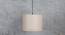 Kate Natural Cotton Hanging Light (Brown) by Urban Ladder - Front View Design 1 - 630035