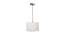 Octavia Flex Cotton Hanging Light (White) by Urban Ladder - Design 1 Side View - 630050