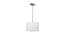 Russell White Cotton Hanging Light (White) by Urban Ladder - Ground View Design 1 - 630069