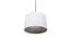 Russell White Cotton Hanging Light (White) by Urban Ladder - Rear View Design 1 - 630089