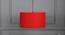 Allen Red Cotton Hanging Light (Red) by Urban Ladder - Front View Design 1 - 630118