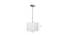 Russell White Cotton Hanging Light (White) by Urban Ladder - Design 1 Dimension - 630120
