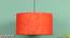 Gloria Red Cotton Hanging Light (Red) by Urban Ladder - Front View Design 1 - 630125