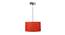 Edith Red Cotton Hanging Light (Red) by Urban Ladder - Ground View Design 1 - 630167
