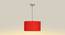 Lawrence Red Cotton Hanging Light (Red) by Urban Ladder - Ground View Design 1 - 630169