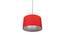 Allen Red Cotton Hanging Light (Red) by Urban Ladder - Rear View Design 1 - 630202