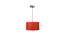 Edith Red Cotton Hanging Light (Red) by Urban Ladder - Design 1 Dimension - 630231