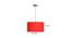 Lawrence Red Cotton Hanging Light (Red) by Urban Ladder - Design 1 Dimension - 630233