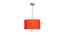 Gloria Red Cotton Hanging Light (Red) by Urban Ladder - Design 1 Dimension - 630235