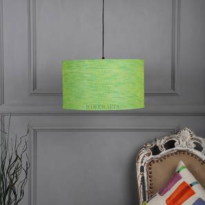 Ceiling Lights In Gurgaon Design Quincy Green Cotton Hanging Light (Green)