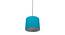 Eloise Blue Cotton Hanging Light (Teal) by Urban Ladder - Rear View Design 1 - 630493