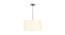 Murphy Cream Cotton Hanging Light (Cream) by Urban Ladder - Ground View Design 1 - 630553