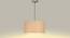 Dennis Natural Cotton Hanging Light (Brown) by Urban Ladder - Ground View Design 1 - 630557