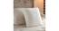 Clementine White Solid   18 x 18 Inches Polyester Cushion (White) by Urban Ladder - Design 1 Side View - 630627