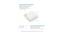 Karsyn White Solid   20 x 20 Inches Polyester Cushion (White) by Urban Ladder - Design 1 Dimension - 630684