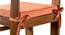 Oaklyn Orange  Solid   16 x 16 Inches Polyester Chair Pad (Orange) by Urban Ladder - Ground View Design 1 - 630723