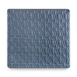 Pillows Design Zelda Grey Geometric 24 x 24 Inches Polyester Pillow (Grey)